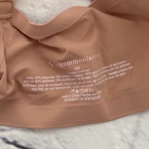 Uncommon Sense Brown Bra - Picture 4 of 6